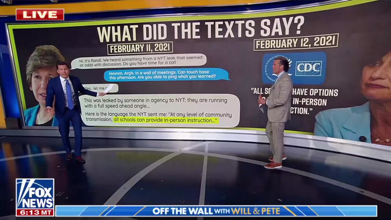 Randi Weingarten Busted | Text Messages Reveal She Was Colluding With The CDC To Keep Schools Closed