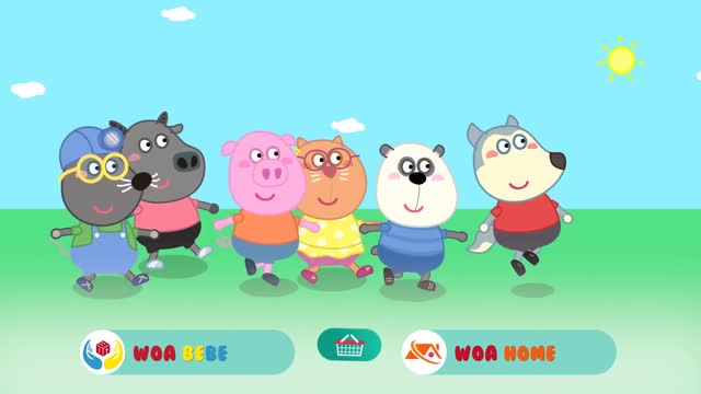 Baby Wolf and Stories for Kids About Fun Competition With Pando | Wolfoo Channel