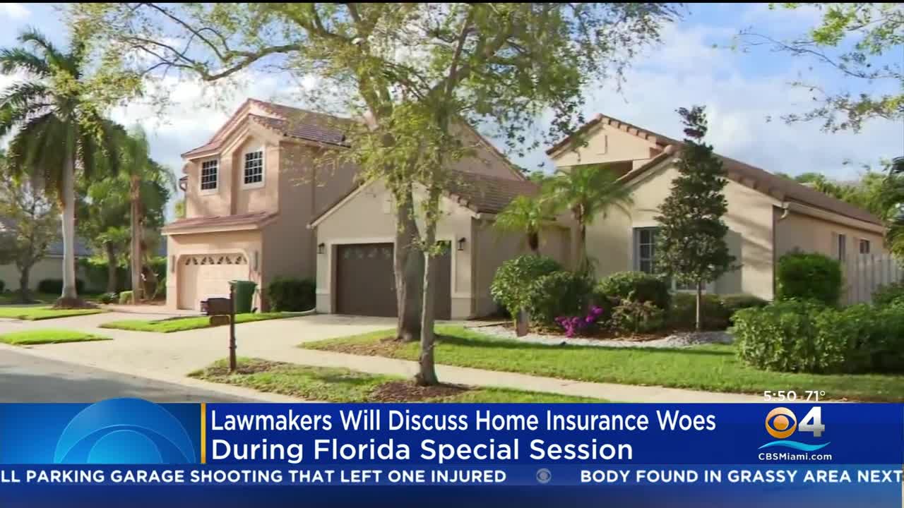 Florida Lawmakers To Discuss Issues With Home Insurance Industry During Special Session