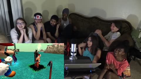 Gmod Dragon Ball Z Parody Puppet Show VanossGaming REACTION React DangIT 2
