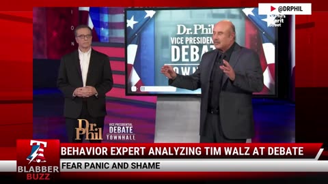 Behavior Expert Analyzing Tim Walz At Debate