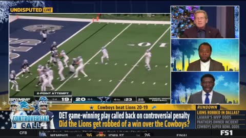 UNDISPUTED Cowboys will Make the Playoffs - Skip Bayless reacts Cowboys beat Lions 20-19