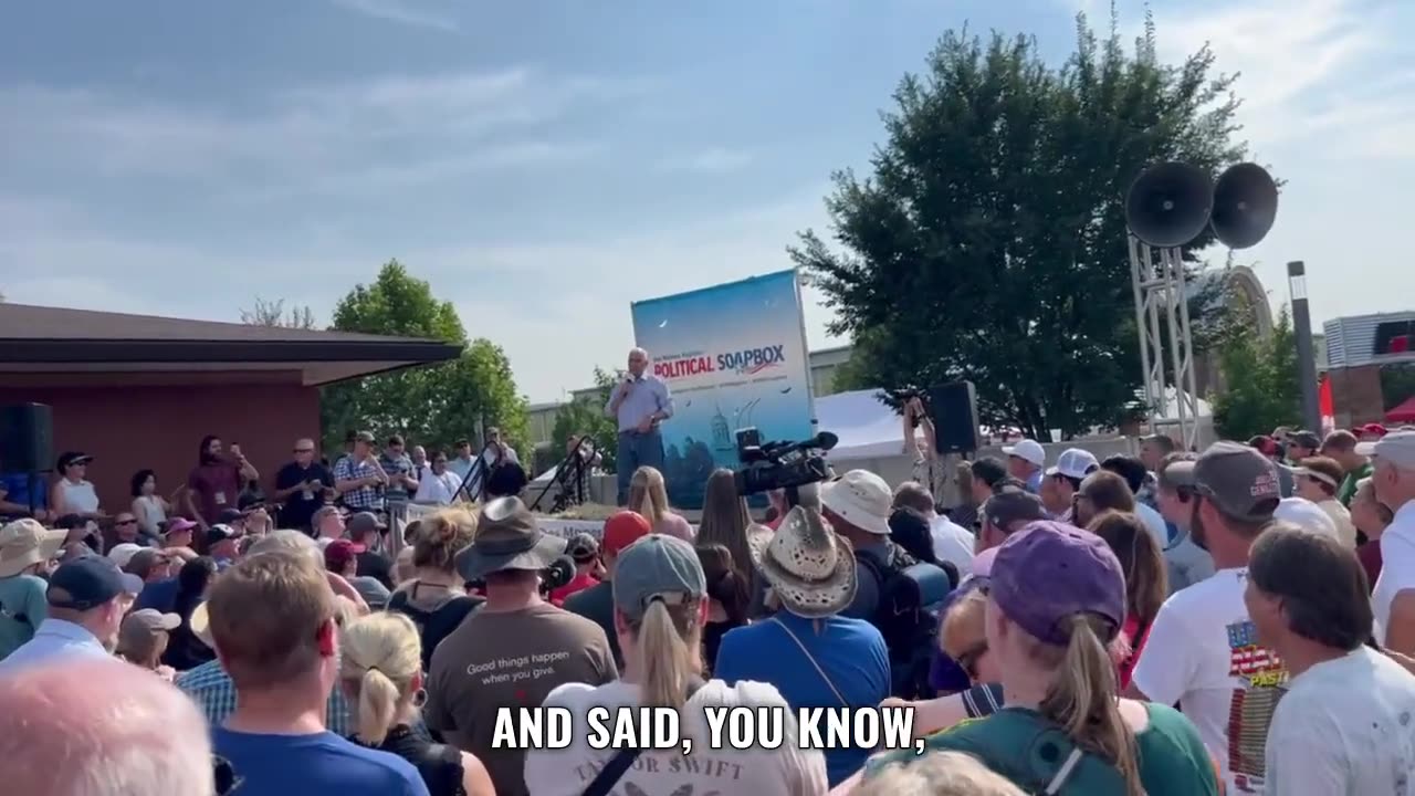 Pence asks crowd at Iowa State Fair for questions