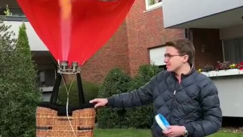 Launch a hot air balloon