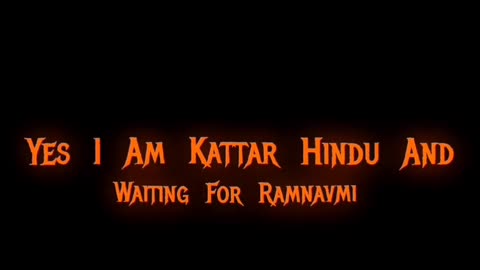 Yes I am kattar Hindu 🚩🚩