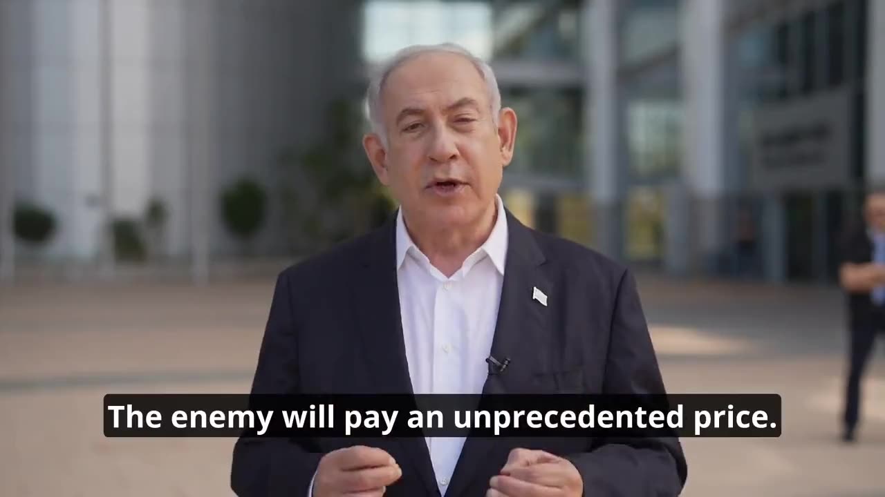 BENJAMIN NETANYAHU SAYS ISRAEL WILL CUT OFF SUPPLIES TO GAZA