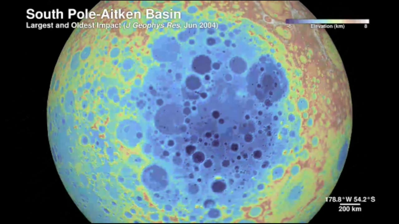 Tour of moon by nasa