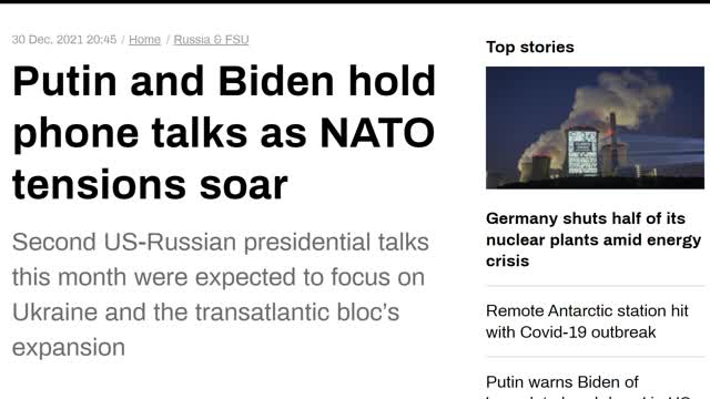 Update: Putin and Biden Hold Phone Talks