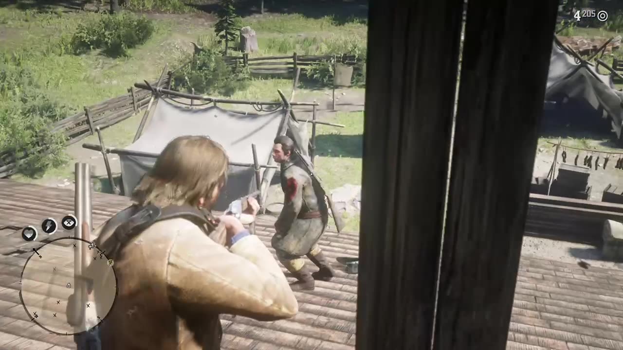 When You Shoot A Man Off Of A Roof: RDR2