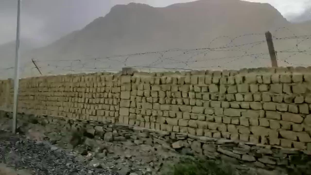 Leaving Sakardu City Northern Area of Pakistan Bike Riding