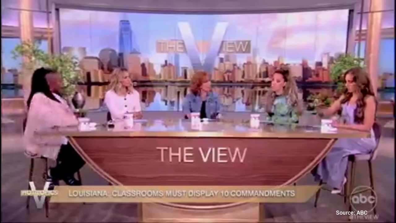 WATCH: “The View” Rages At Louisiana Putting Ten Commandments In Public Schools