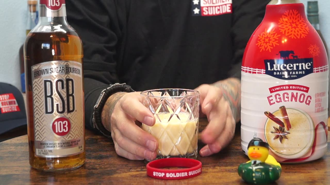 Norman Usher - Brown Sugar Bourbon Whiskey & Lucerne Eggnog