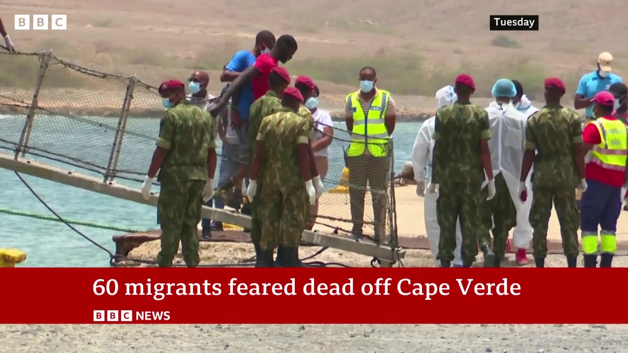 More than 60 migrants feared dead at sea off Cape Verde coast - BBC News