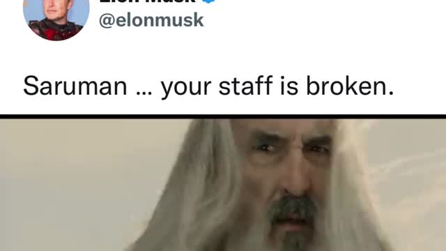 Saruman... Your Staff is Broken