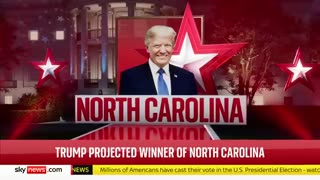 BREAKING_ Donald Trump projected to win swing state of North Carolina _ US Election 2024