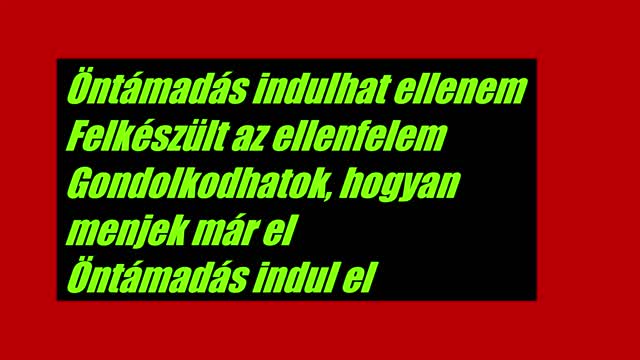 Progresszió - Öntámadás (hivatalos dalszöveges audió)