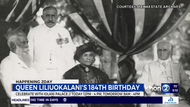 Public invited to Iolani Palace for Queen Liliuokalani's birthday