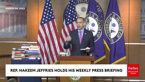 'Extreme MAGA Republicans' Are Banning Books- Hakeem Jeffries