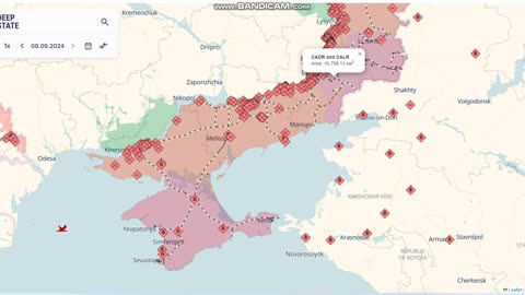 Ukraine making gains in south near NUI YORK but in danger of encirclement