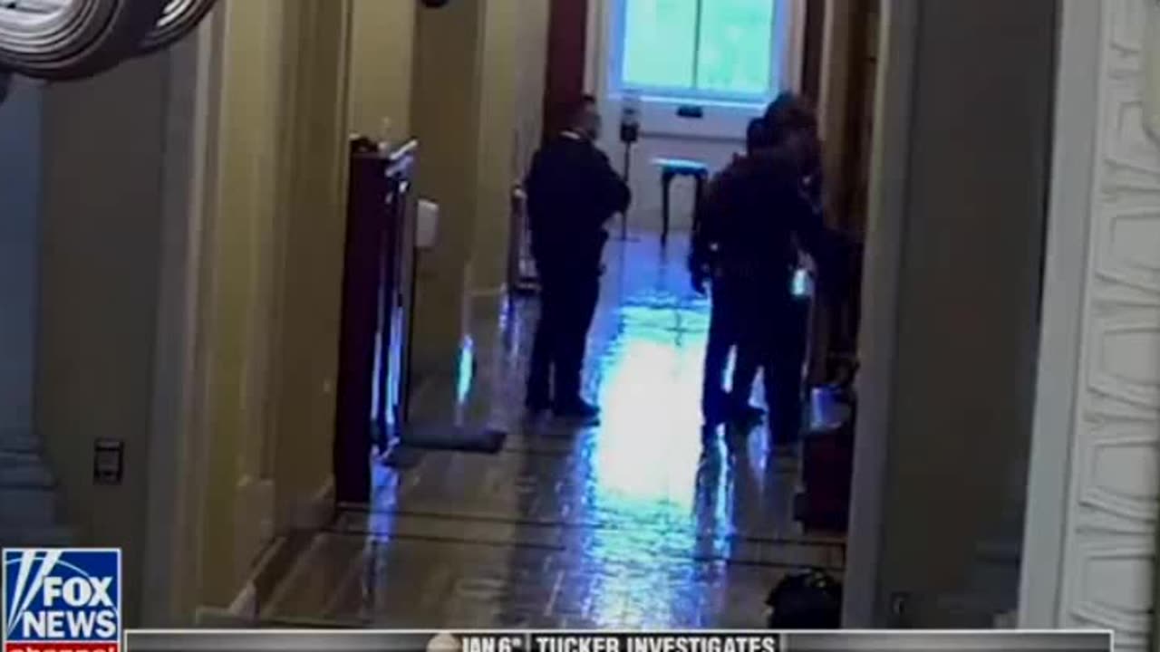 WOW BREAKING: Tucker Carlson Releases Video Showing Capitol Police Escorting Jacob Chansley “QAnon Shaman” Peacefully Through the Capitol