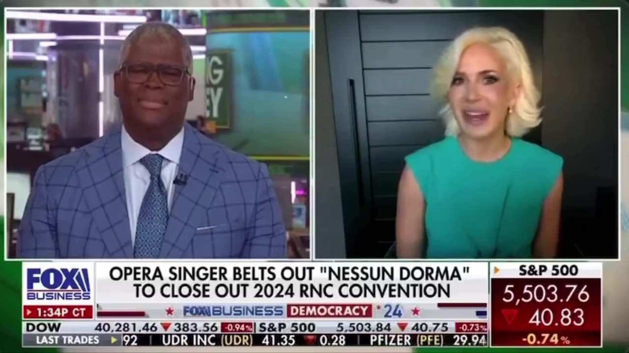 Caroline Sunshine, Trump's Deputy Comms Director, was about Nessun Dorma…