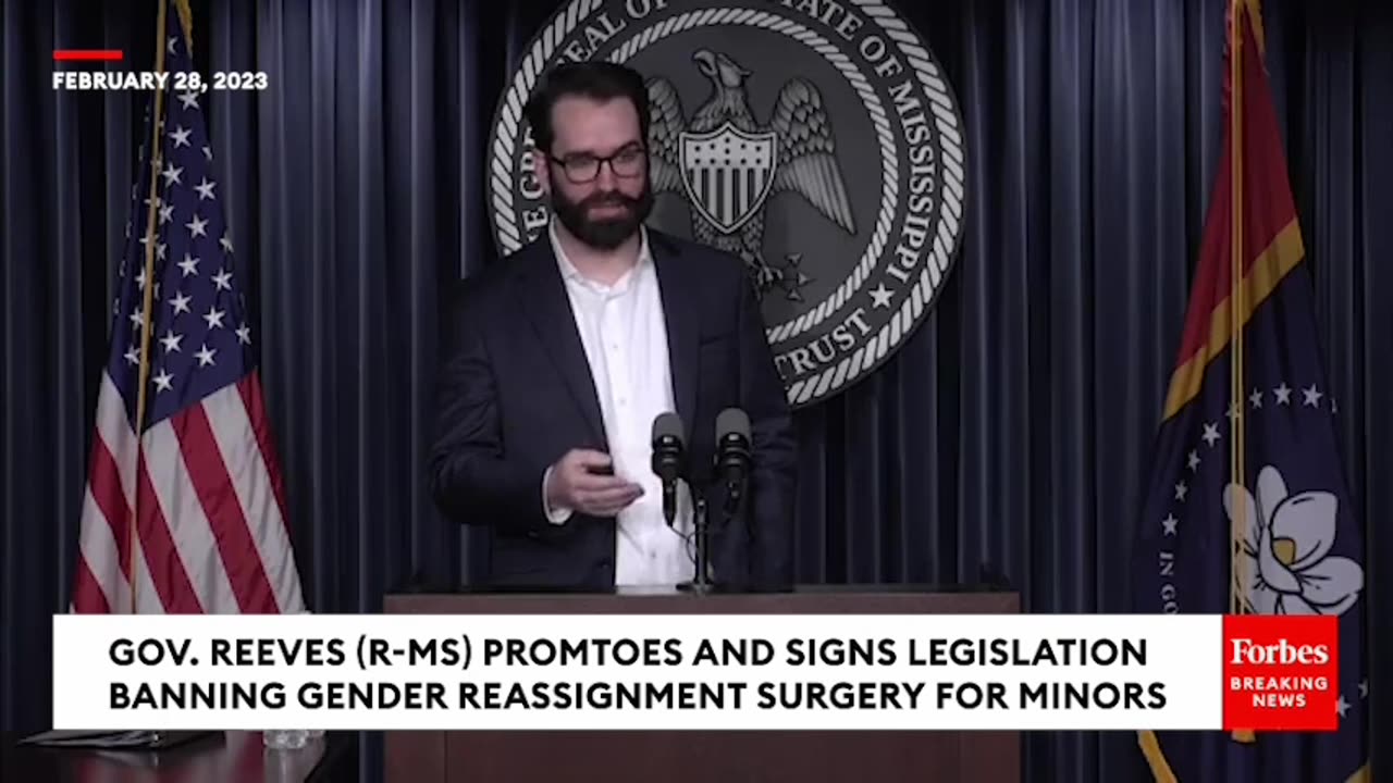 Tate Reeeves, Matt Walsh Defend Mississippi Law Banning Gender Reassignment Surgeries On Minors