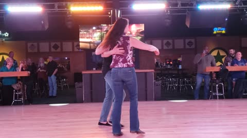 Progressive Double Two Step @ Electric Cowboy with Wes Neese 20230224 203208