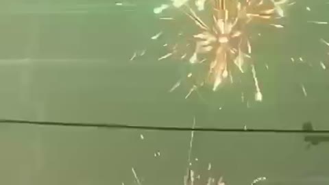 Beautiful fireworks for Christmas, very beautiful