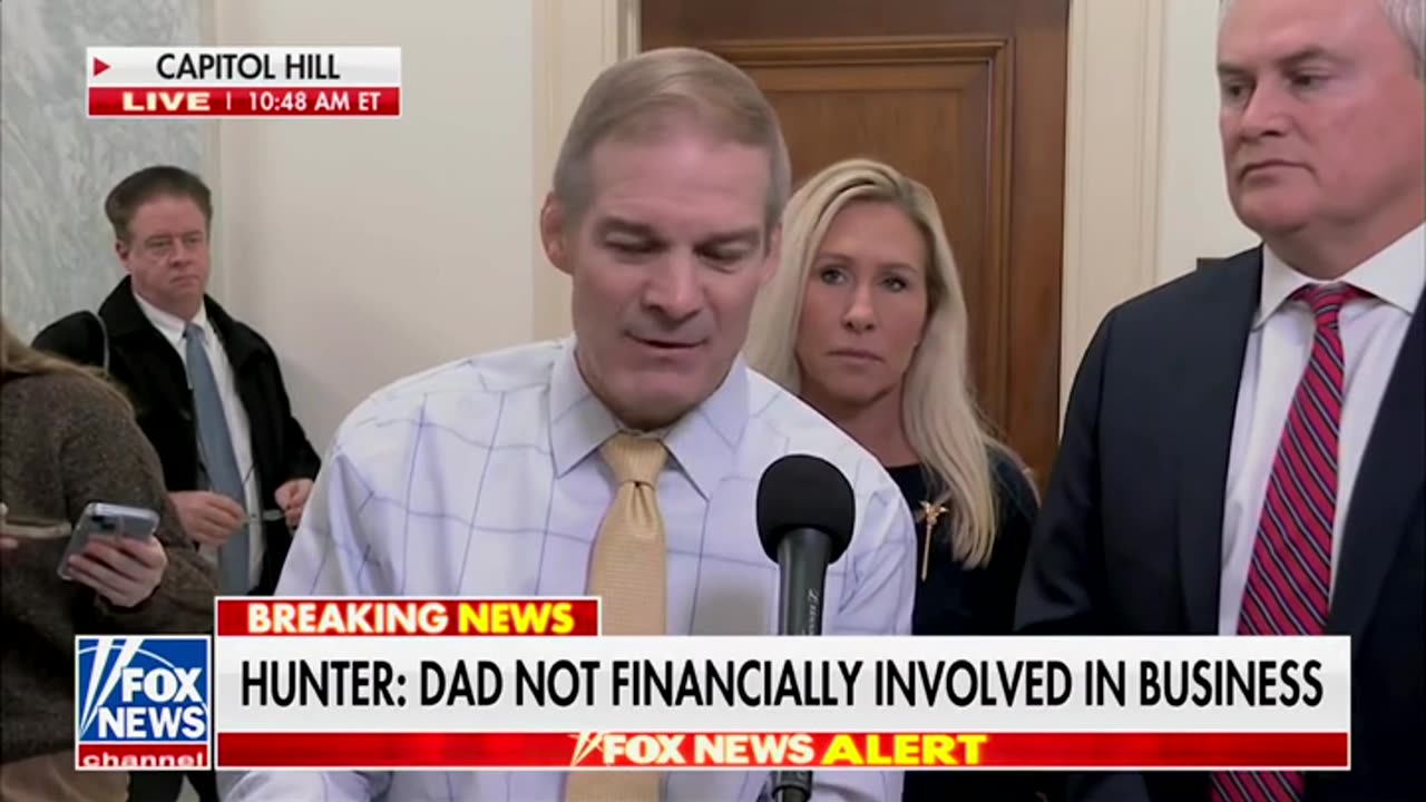 Jim Jordan says Hunter's six words are 'huge change'