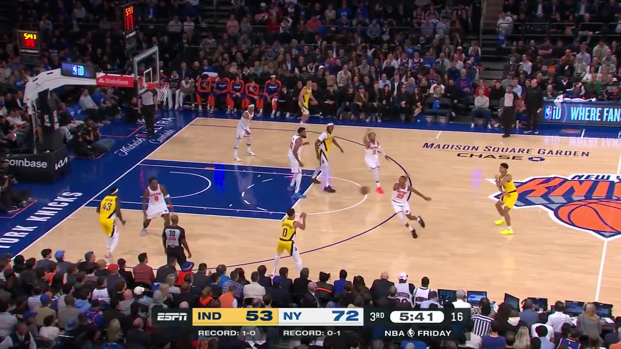 New York Knicks vs Indiana Pacers 25/10/24