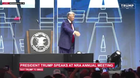 President Trump Delivers Remarks at NRA Annual Meeting