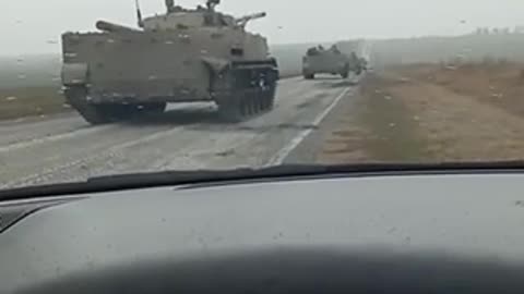 Russian column towards Mariupol