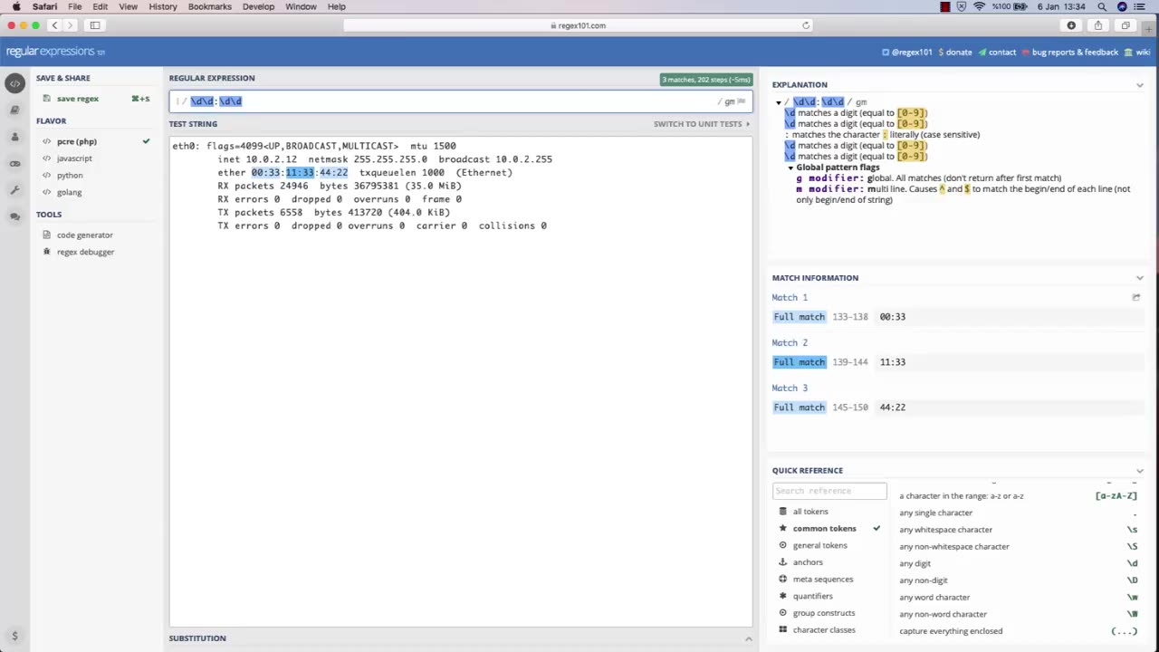Chapter-33, LEC-10, | Regex 101 | #rumble #ethicalhacking #education