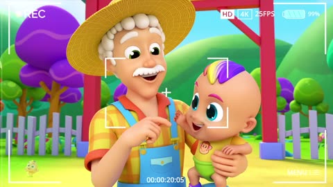 Old Farmer Joe Had A Farm | Joe's Farm Song For Kids