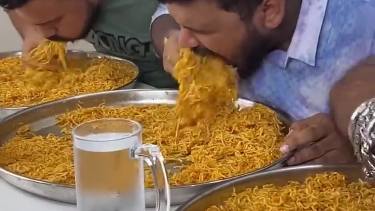 Crazy Noodles Eating Challenge😱😱