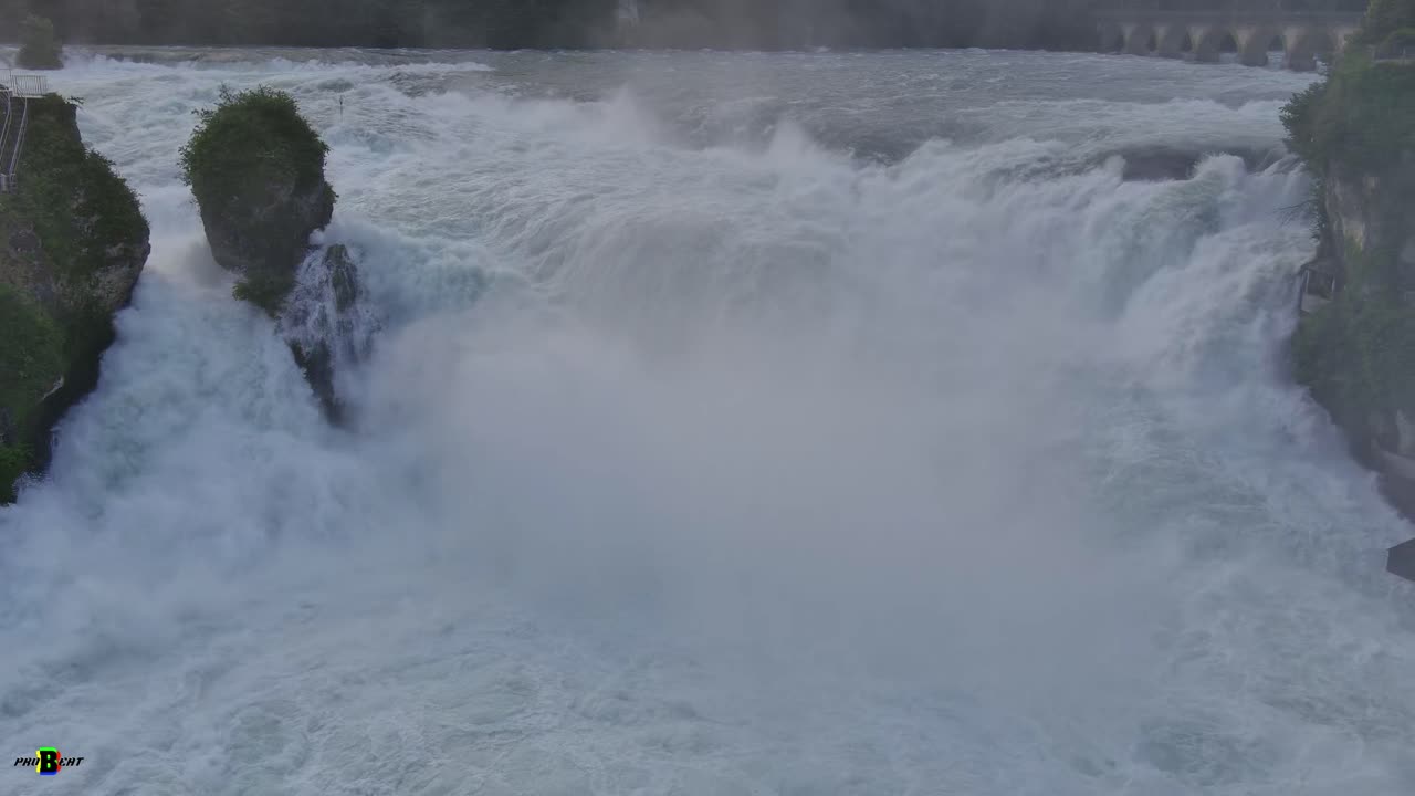 240612 Rheinfall Schaffhausen Hochwasser 2024