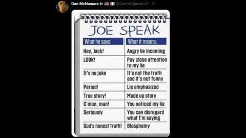 Joe Speak