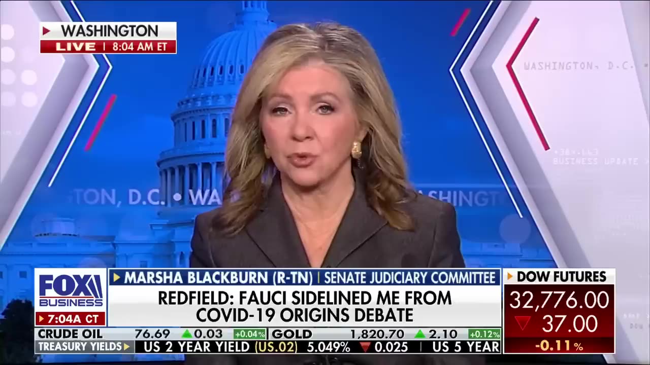 Dr. Fauci was going to thwart ‘any effort’ to investigate the Wuhan lab: Sen. Marsha Blackburn