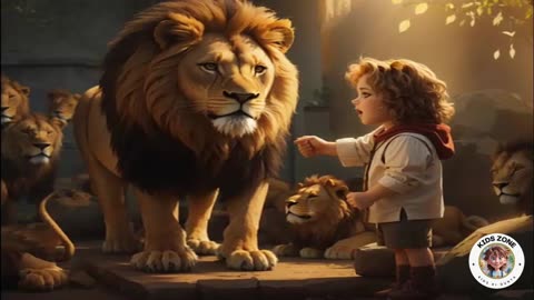 The Brave Lion | Bravery Stories For Kids | Kids Moral Stories