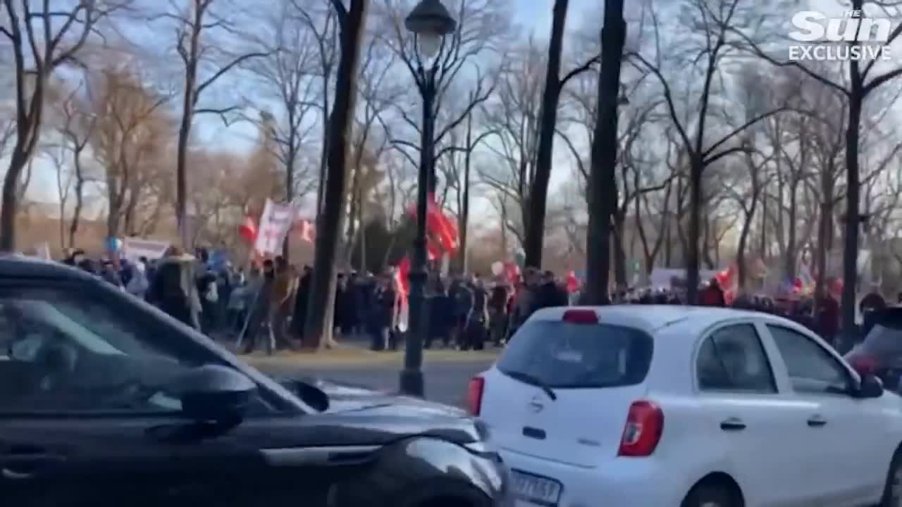 Austrians protest mandatory vaccine & fines saying "we have to win this now"