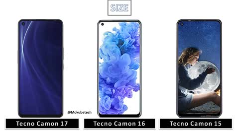 tecno camon 17 VS tecno camon 16 VS tecno camon 15