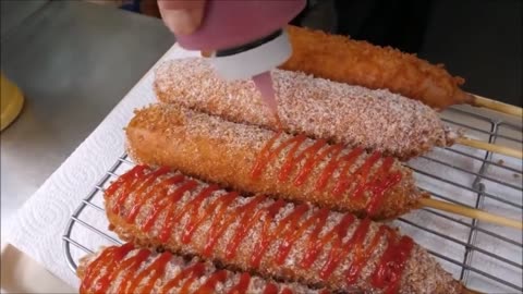 Cheesy Hot Dogs-Most Viral Korean Food