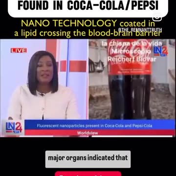 nanotechnology dog.. inside the coke cans fluorescent