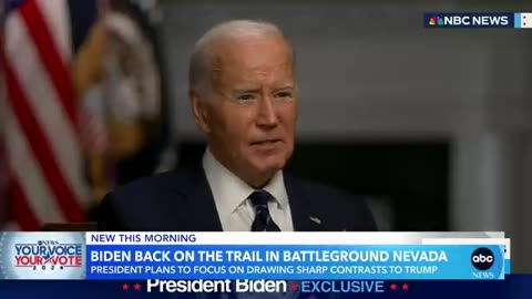 Biden gives 1st interview since Trump assassination attempt ABC News