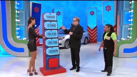 Price is Right model accidentally gives away a car.