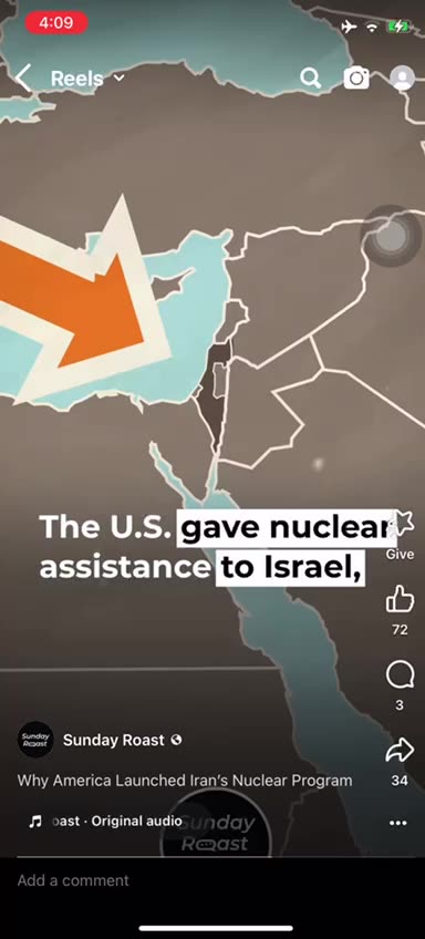 America launched Iran's nuclear program in 1957