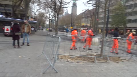 Day After Rellen Rotterdam Coolsingel Koopgoot