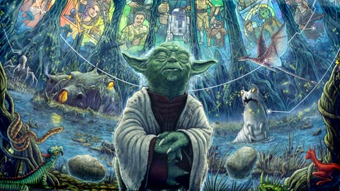 Meditating with Master Yoda in STAR WARS