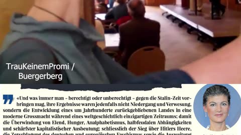 Sarah Wagenknecht, die Stalin-Verehrerin