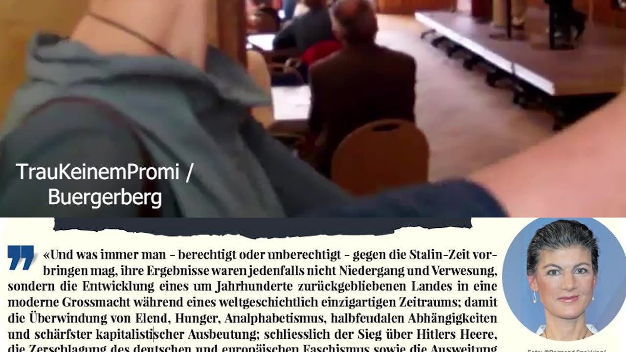 Sarah Wagenknecht, die Stalin-Verehrerin